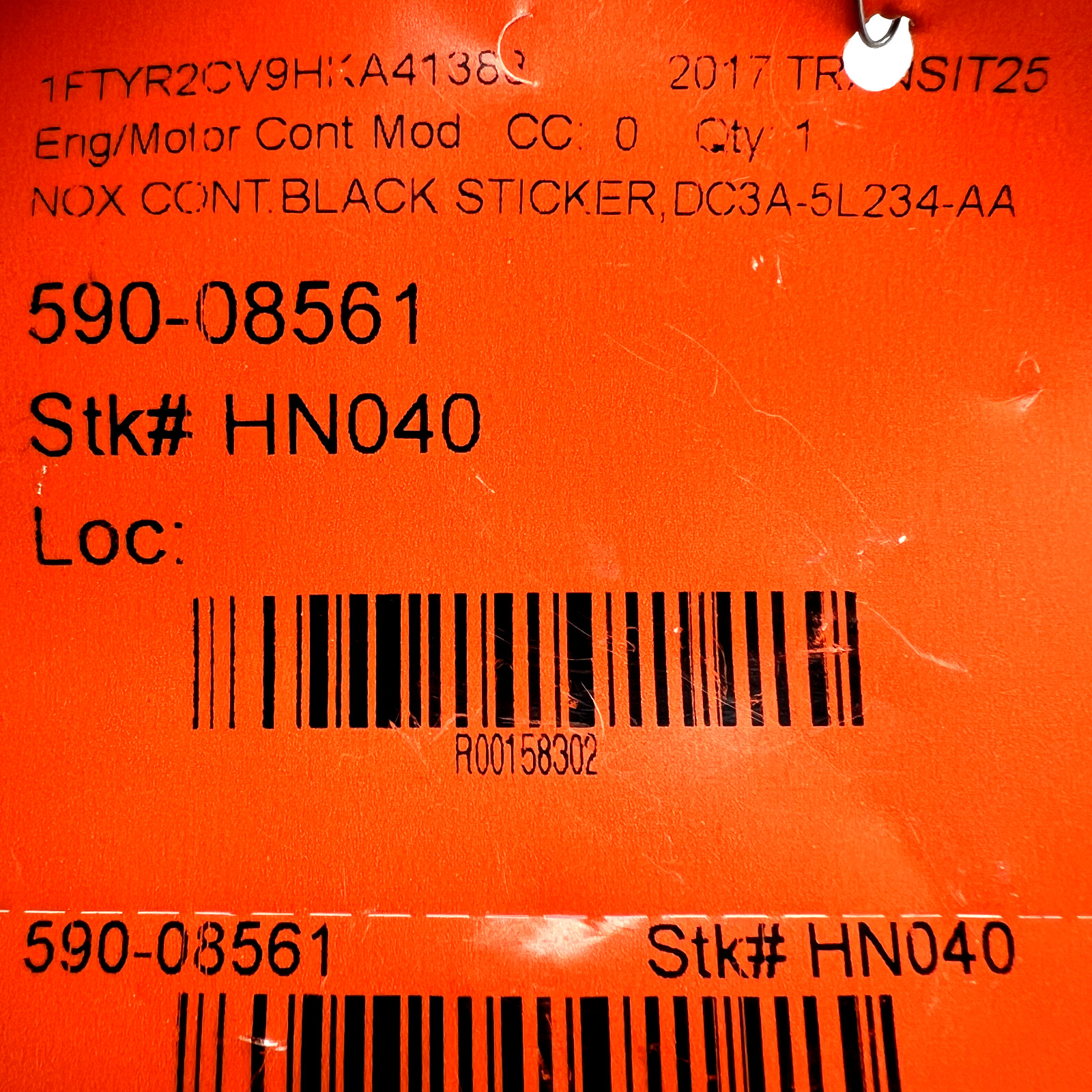 2017 Ford Transit 250 Diesel Nox Emission Control Module DC3A-5L234-AA