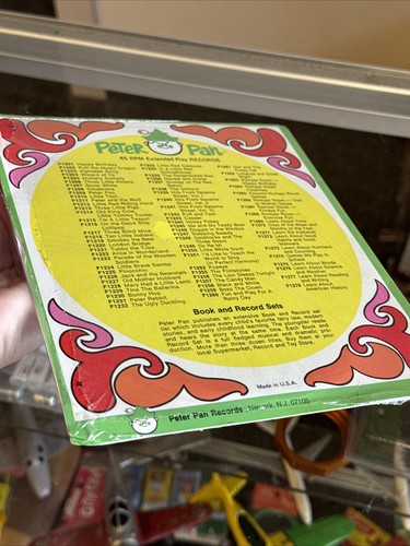 Vintage 1970s Peter Pan 45rpm Vinyl Record Dinner With Drac Halloween Sealed EP - Picture 5 of 5