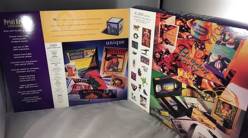 Print Artist Gold Vintage Computer Software Sierra Home Windows 95 Mac Scrapbook - Picture 9 of 12