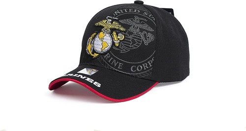 US Marine Corp Officially Licensed Veteran Adjustable Military Baseball Cap Hat - Picture 9 of 27