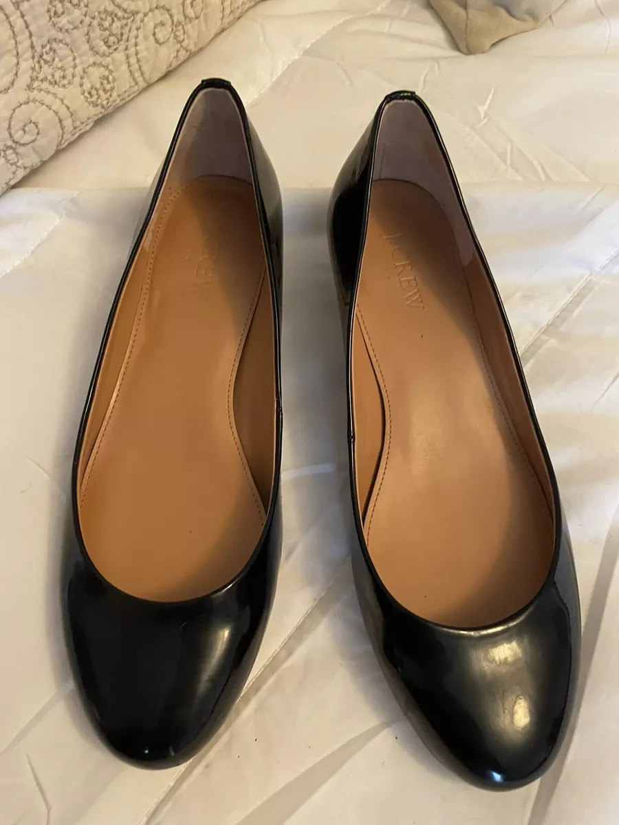J crew patent leather flats sale