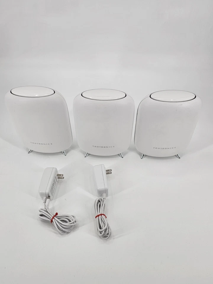 TaoTronics Mesh Wifi Wi-Fi Router, Tri-Band 3-Pack, NAS, AC3000, TT-ND001 - Image 2 of 4