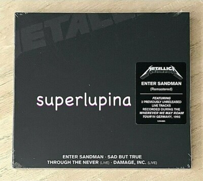 Metallica ENTER SANDMAN 4-Trk CD Single Digipak Germany Exclusive US Seller