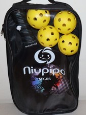 Niupipo Pickleball Paddles Set Of 2 USAPA Pro Graphite MX-06 Racquet Bag  Balls