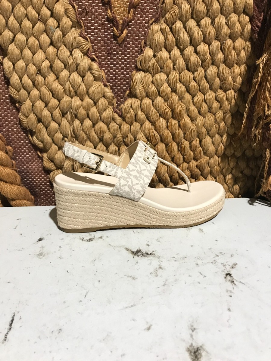 【Michael Kors】☆サンダル☆ Camila Logo Wedge Sandal Michael Kors Camila MK Logo Wedge Sandal 9 NEW IN BOX | eBay