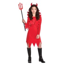 Devious Devil Costume Girls Large 12 - 14 Suit Yourself