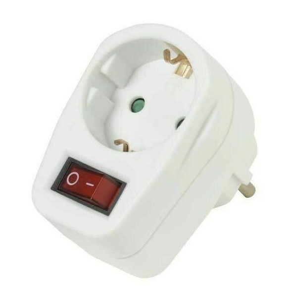 PRESA Schuko  con INTERRUTTORE - VIVANCO - 3680 W 16A