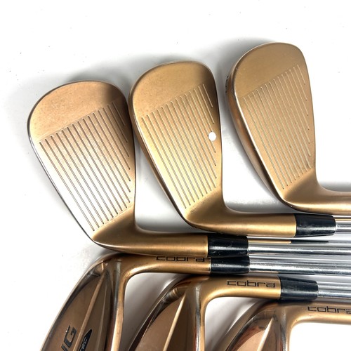 Cobra King Forged Tec Copper Irons / 5-PW / KBS $-Taper Lite Regular Flex - Picture 7 of 10