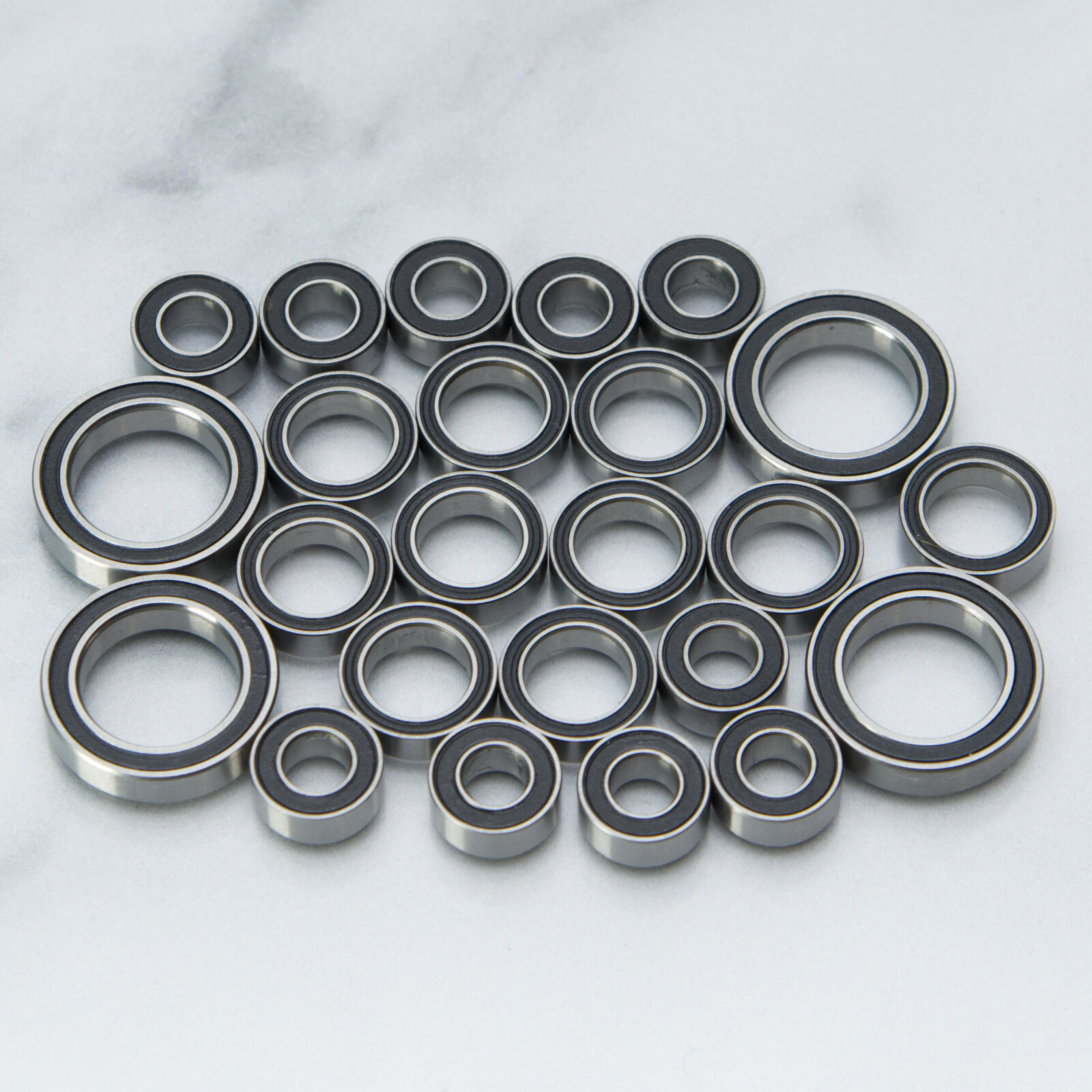 Vaterra V100-S, V100-C, Camaro, Mustang - 24 Pcs Rubber Sealed Bearings Kit