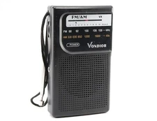 Vondior AM/FM Portable Radio AA Battery Operated