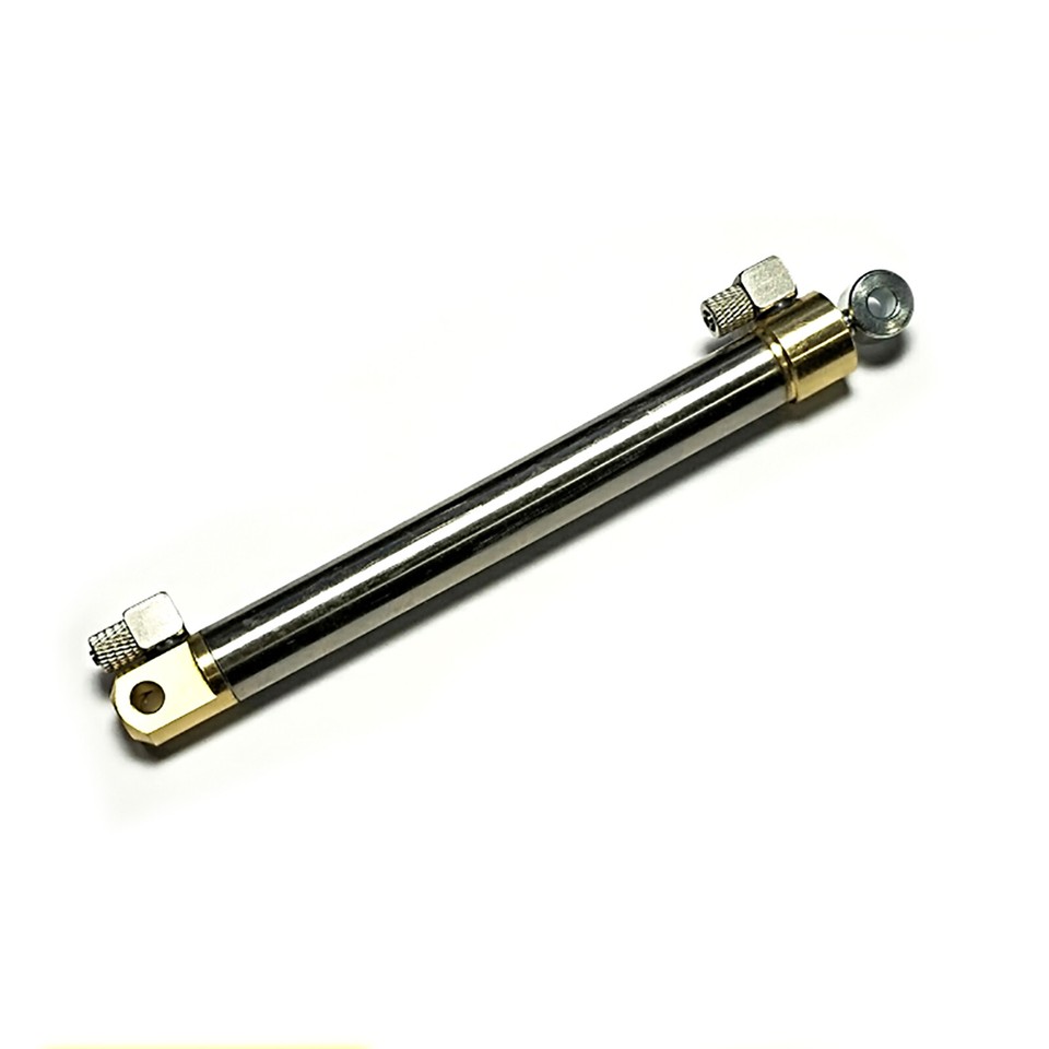 Vérin Hydraulique Double Effet 12mm Pour RC - Excavateur, Camion Benne Modélisme - Alésage 12mm, Argenté