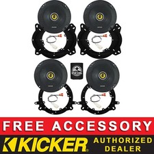 KICKER CSC654 6.5" OEM SPEAKER REPLACEMENT FULL KIT FOR SUBARU IMPREZA 2017-20