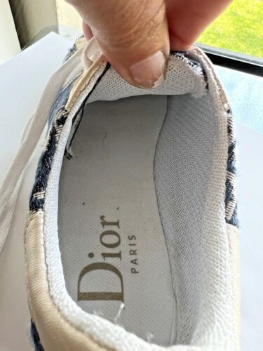 Dior Low Walk n Dior Logo Sneakers Women’s Size 8.5 US) Logo Shoes - Picture 12 of 20