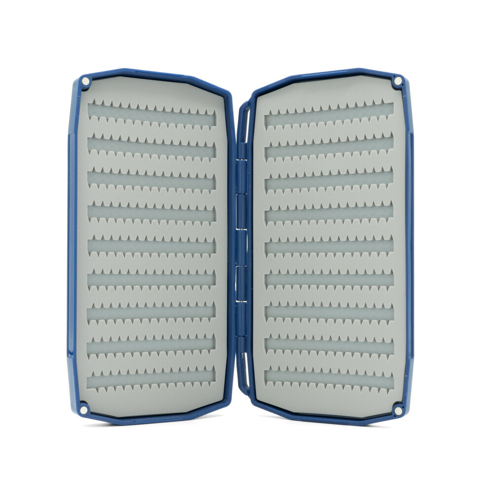 UMPQUA UPG Silicone Dual Essential Fly Box Large Blue