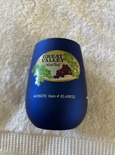 Great Valley Wine Trail WINE TUMBLER stainless steel w/ lid.