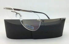 New SILHOUETTE Eyeglasses TITAN IMPRESSIONS 7776 6055 54-19 Brown Rimless Frames