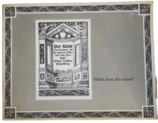 Martin Luther Small Catechism 450th Anniversary Ed. CRANACH & SOLIS WOODCUTS '79