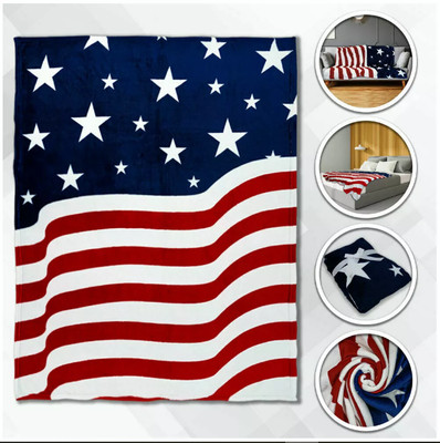 USA Super Plush Blanket America Throw Blanket American Flag Blanket FLEECE