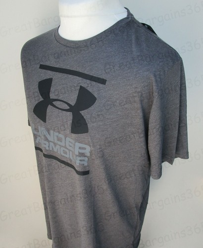 Men's Genuine Under Armour UA T-Shirt Tee Cotton Blend Big Logo M L XL XXL New - Picture 3 of 39