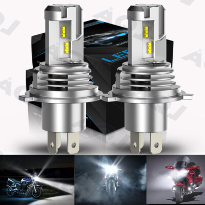 H4 LED Headlight Bulbs 6000K Lights for Suzuki GSXR 600 750 1997-2003 Motorcycle