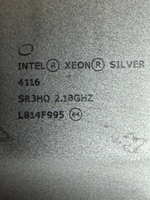 Intel Zeon Silver 4116 SR3HQ