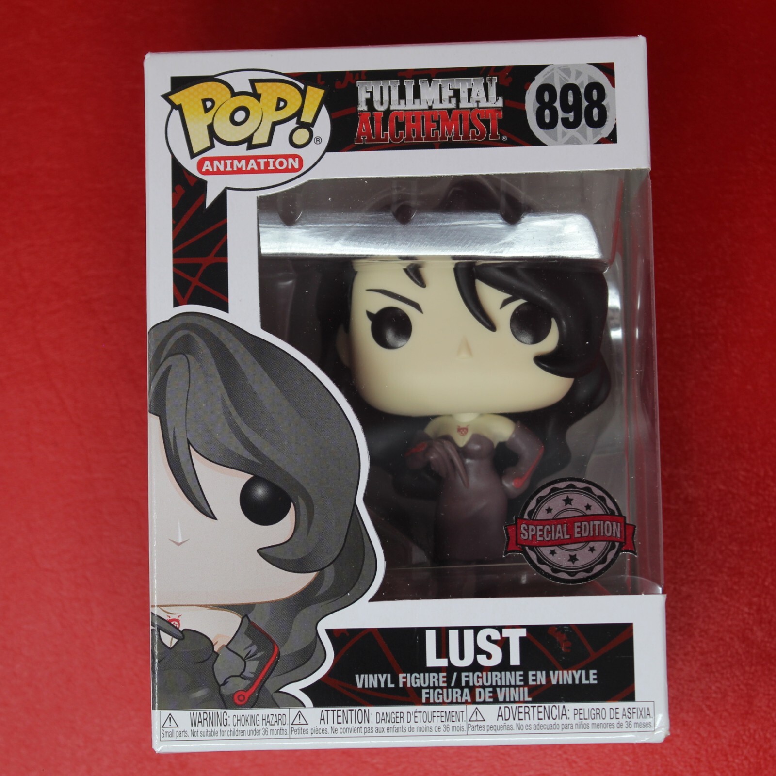 2021 Funko Pop! Animation: Fullmetal Alchemist #898 Lust Rare Special Edition