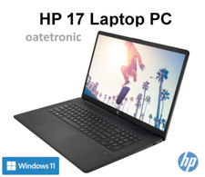 Hp 17" Laptop,amd Athlon Gold 7220u, 8gb Ram,128gb Ssd, Wins 10, Black,brand New
