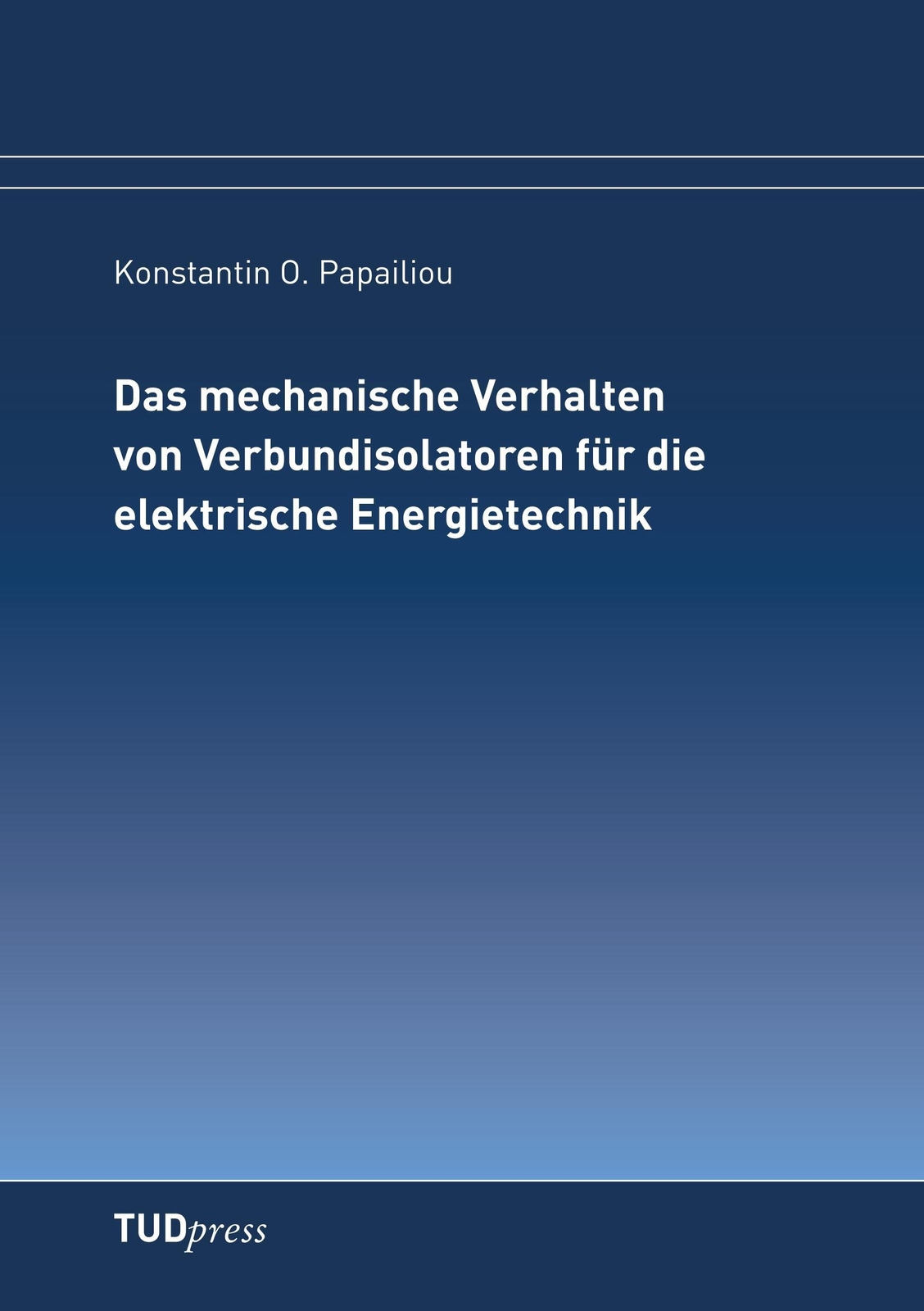 Thumbnail - Das Mechanische Verhalten Von Verbundisolatoren Für Die Elektrische...