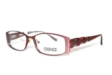 NEW ESSENCE DAKOTA COL B MATTE ROSE BROWN EYEGLASSES LARGE RX FRAMES 56-16-140