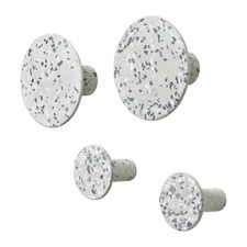 Image of Blomus Ponto Wall Hooks Set Of 4 Terrazzo Grey