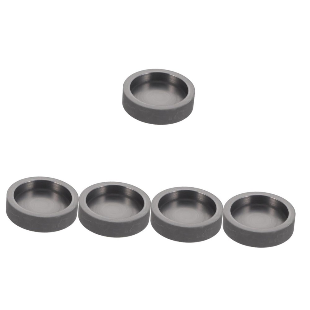 5pcs Graphite Tank Ingot Molds Round Graphite Casting Mold Round Graphite Ing...