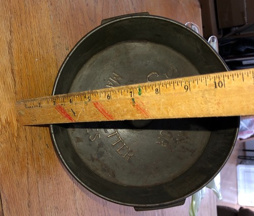 Kuchenform 20er Jahre Schwanendaunen Metall Blech verrostet geprägt Original Bauernhof Antik - Bild 14 von 14