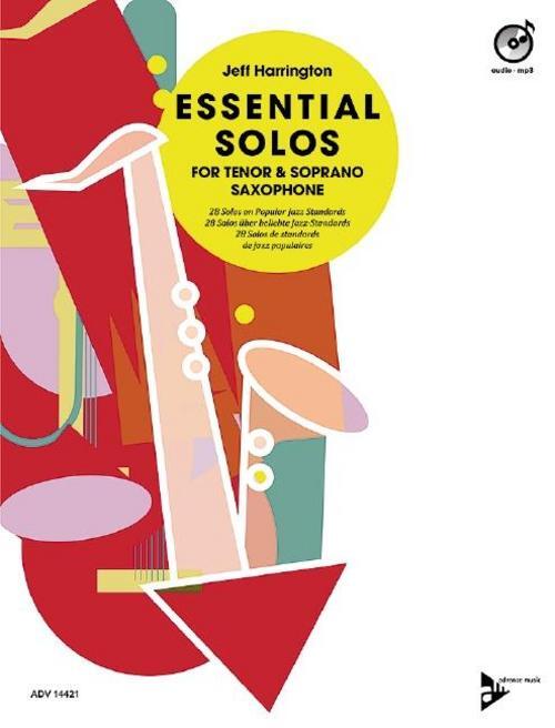 Thumbnail - Essential Solos For Tenor & Soprano Saxophone Jeff Harrington