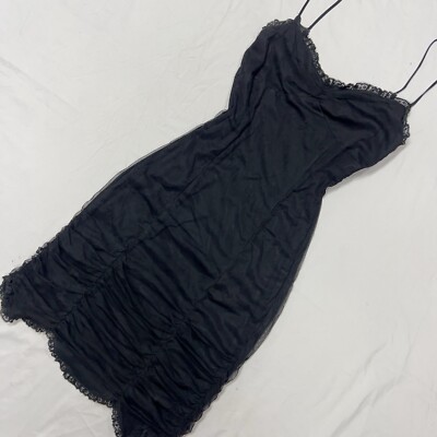 betsey johnson black lace dress Ulla Johnson Othella Short Sleeve Midi Dress in Noir