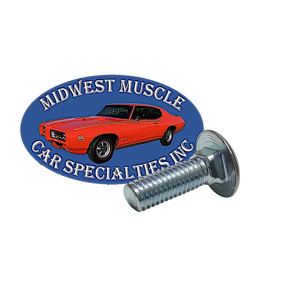 1/2"x1-1/2" Thread Round Stainless Capped Front Rear Bumper Bolts For Chrysler C - Image 3 of 4