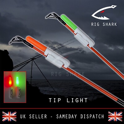 Rig Shark™ LED Sea Fishing Rod Tip Light Beach Caster Bite