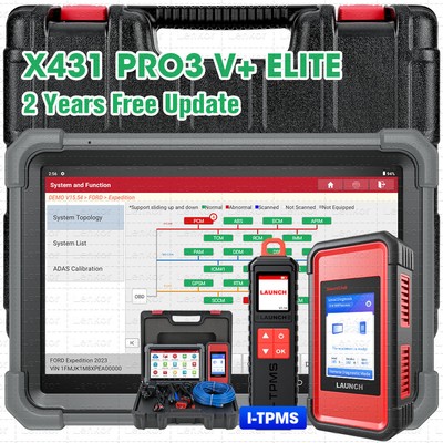 2025 LAUNCH X431 PRO3S+ ELITE PRO5 Car Diagnostic Tool J2534 Programming Coding