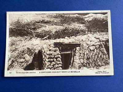 UK Daily Mail Kriegsbilder gefangen ausgegraben Boiselle Vintage Postkarte R46869