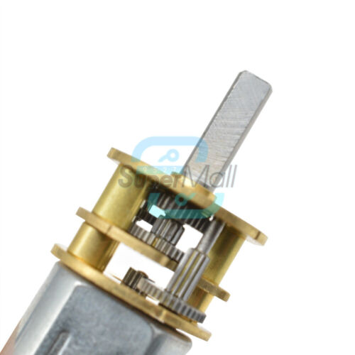 DC 3V 6V 12V 100RPM Micro Speed Reduction Gear Motor Wheel Shaft Metal Gearbox - Bild 25 von 118