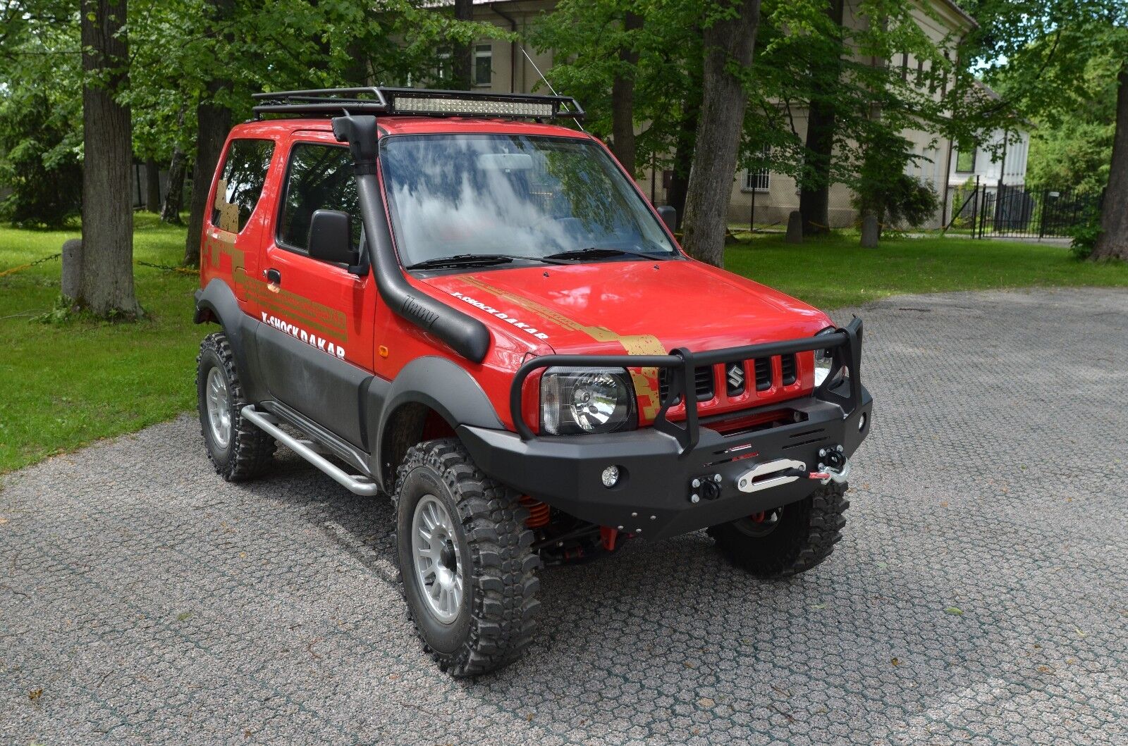 Suzuki Jimny +3'' 80mm FULL OFF-ROAD FAHRWERK HÖHERLEGUNG 2 Jahre