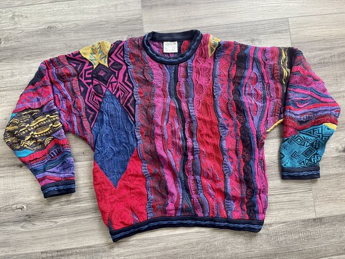 Vintage Coogi Sweater XL Multi Color 