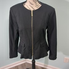 Ted Baker Black Zameli Peplum Jacket London Blazer 4