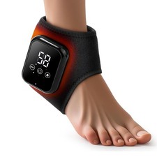 3 Modes Electric Foot Ankle Massager Pain Relief Vibration Infrared Hot Compress
