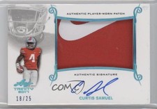 2017 Leaf Trinity Platinum Spectrum 18/25 Curtis Samuel #PA-CS1 Patch Auto 0s3