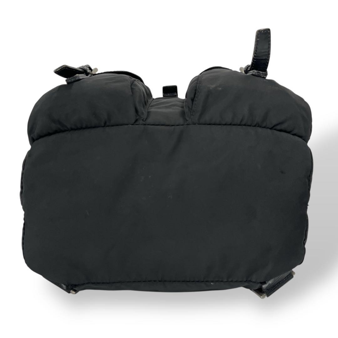 Prada mini backpack drawstring backpack triangle … - image 8