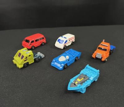 Transformers G1 VTG Micromasters 6 Bot Mixed Figure Lot 1990 Hasbro Toy Cars