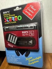 GPX C3098 EQ Portable Cassette Player/FM AM Radio Red New Sealed