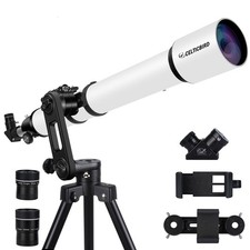 Telescope for Adults High Powered, 90mm Aperture 1000mm Refractor Telescopes ...