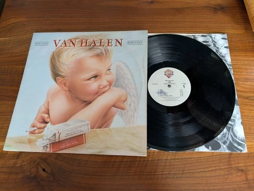 VAN HALEN 1984 original wb vinyl LP upside down back cover 9-23985-1 VG++
