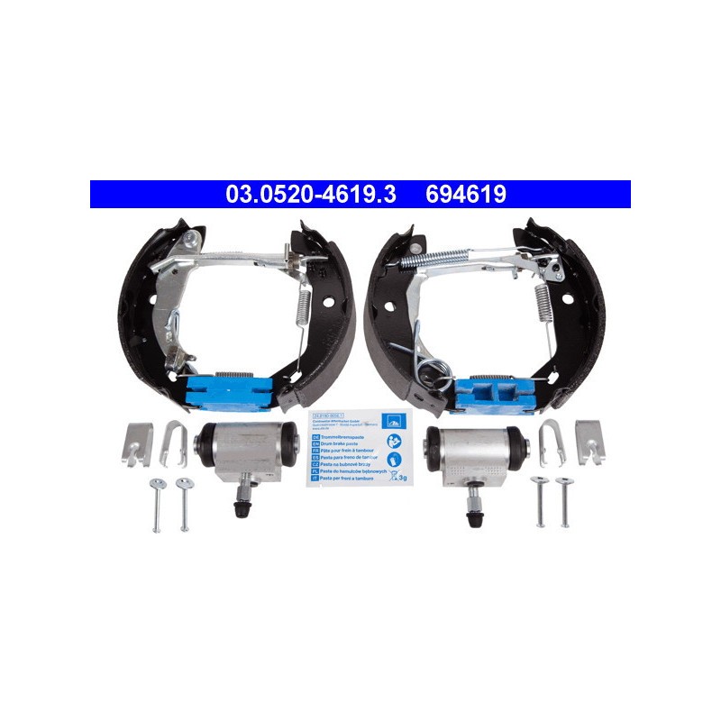 ATE 03.0520-4619.3 Kit ganasce freno posteriore per Mercedes A